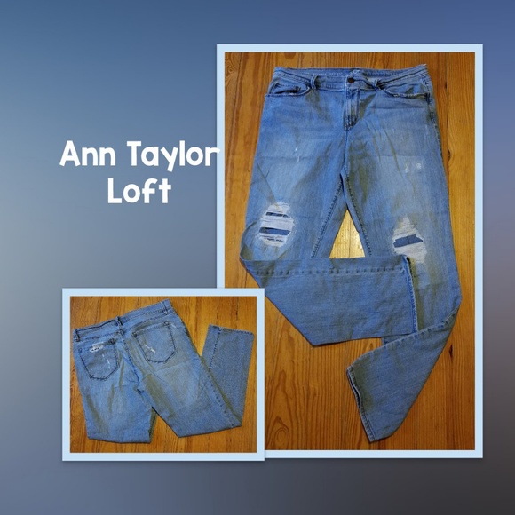 LOFT Denim - Ann Taylor Loft Relaxed Straight Jeans